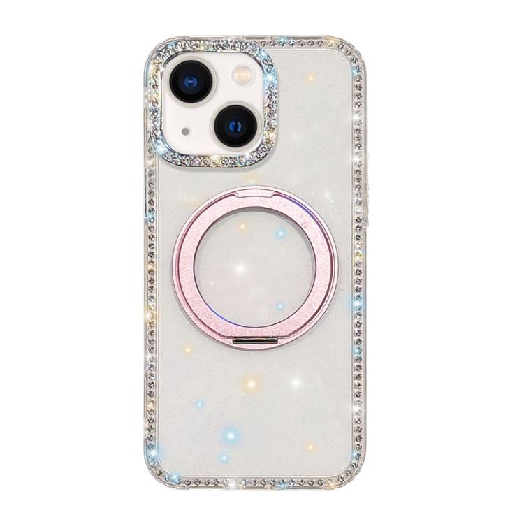 Custodia per telefono Diamond IMD con supporto magnetico in metallo e rotazione a 360°., For iPhone 15, For iPhone 14
