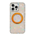 Custodia per telefono Diamond IMD con supporto magnetico in metallo e rotazione a 360°., For iPhone 14 Pro, For iPhone 14 Pro Max