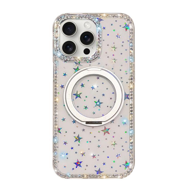 Custodia per telefono Diamond IMD con supporto magnetico in metallo e rotazione a 360°., For iPhone 14 Pro, For iPhone 14 Pro Max