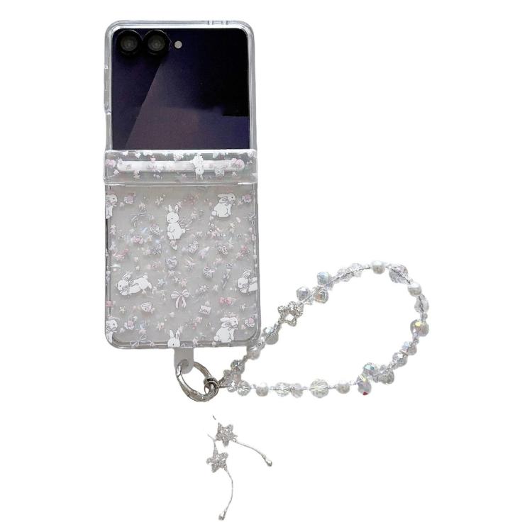 Custodia per telefono antiurto con glitter e motivo floreale fresco, con cinturino e chiusura magnetica., For Samsung Galaxy Z Flip7 FE / 6, For Samsung Galaxy Z Fold7 5G, For Samsung Galaxy Z Flip7 5G, For Samsung Galaxy Z Fold6                       ...