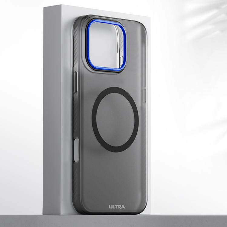 Custodia magnetica per telefono in PC della serie Blues con effetto pelle., For iPhone 17 Pro Max, For iPhone 17 Pro, For iPhone 17, For iPhone 16 Pro Max, For iPhone 16 Pro, For iPhone 16