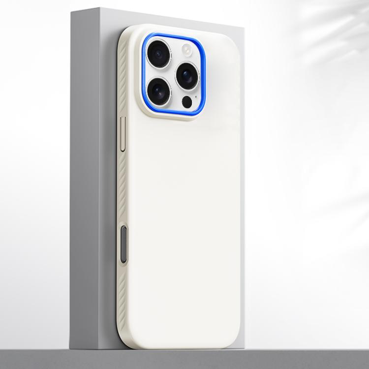 Custodia magnetica per telefono in PC della serie Blues con effetto pelle., For iPhone 17 Pro Max, For iPhone 17 Pro, For iPhone 17, For iPhone 16 Pro Max, For iPhone 16 Pro, For iPhone 16