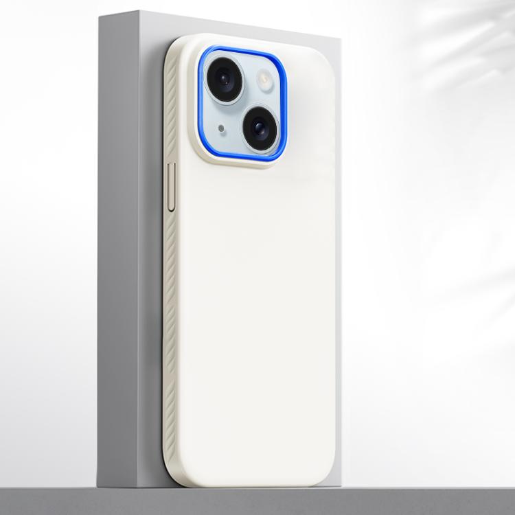 Custodia magnetica per telefono in PC della serie Blues con effetto pelle., For iPhone 15 Pro Max, For iPhone 15 Pro, For iPhone 15