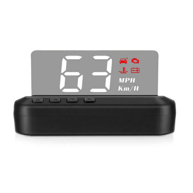 C100 Car HUD Head-up Display OBD2 Eliminazione codice di errore Allarme di velocità eccessiva/guasto, C100