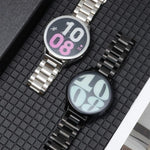 Cinturino per orologio Tri-Beads in acciaio inossidabile con pellicola integrata, custodia in PC e set per la rimozione delle maglie del cinturino, For Samsung Galaxy Watch7 44mm, For Samsung Galaxy Watch7 40mm, For Samsung Galaxy Watch6 44mm          ...