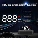 C100 Car HUD Head-up Display OBD2 Eliminazione codice di errore Allarme di velocità eccessiva/guasto, C100