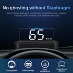 C100 Car HUD Head-up Display OBD2 Eliminazione codice di errore Allarme di velocità eccessiva/guasto, C100