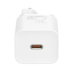 Caricabatterie rapido Baseus Super Si Type-C da 25 W con cavo da Type-C a Type-C da 1 m e spina europea.
