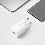 Caricabatterie rapido Baseus Super Si Type-C da 25 W con cavo da Type-C a Type-C da 1 m e spina europea.