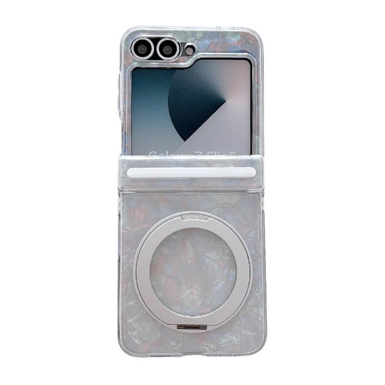 Custodia per telefono con motivo a conchiglia magnetico assiale e supporto a 360°., For Galaxy Z Fold8 Ultra 5G, For Galaxy Z Flip8 5G, For Samsung Galaxy Z Flip7 FE/6, For Samsung Galaxy Z Fold7 5G, For Samsung Galaxy Z Flip7 5G                       ...