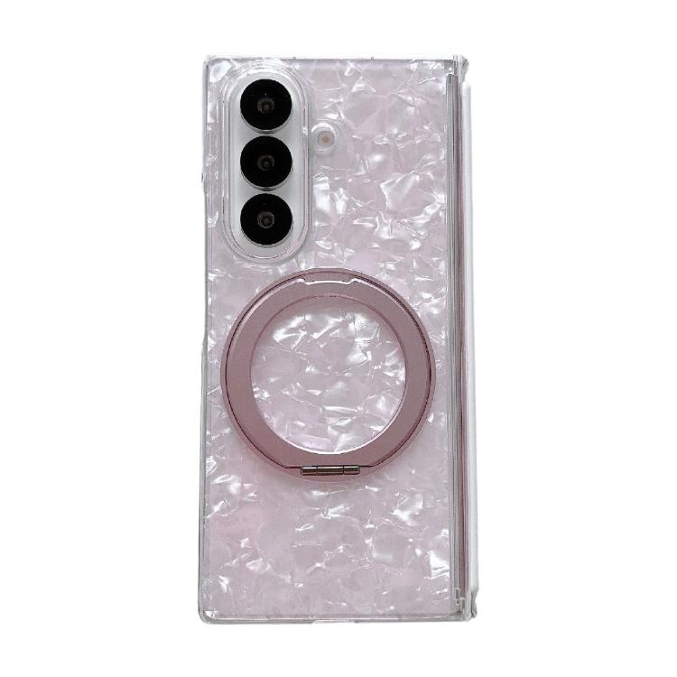 Custodia per telefono con motivo a conchiglia magnetico assiale e supporto a 360°., For Galaxy Z Fold8 Ultra 5G, For Galaxy Z Flip8 5G, For Samsung Galaxy Z Flip7 FE/6, For Samsung Galaxy Z Fold7 5G, For Samsung Galaxy Z Flip7 5G                       ...