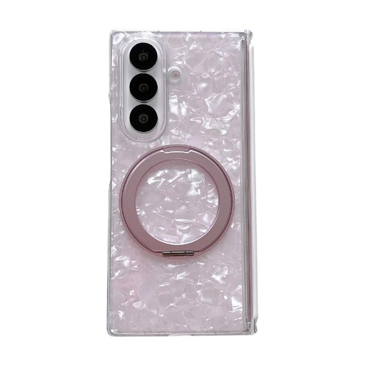 Custodia per telefono con motivo a conchiglia magnetico assiale e supporto a 360°., For Galaxy Z Fold8 Ultra 5G, For Galaxy Z Flip8 5G, For Samsung Galaxy Z Flip7 FE/6, For Samsung Galaxy Z Fold7 5G, For Samsung Galaxy Z Flip7 5G                       ...