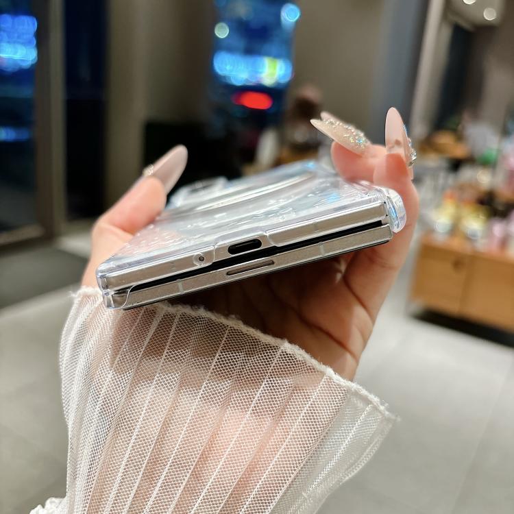 Custodia per telefono con motivo a conchiglia magnetico assiale e supporto a 360°., For Galaxy Z Fold8 Ultra 5G, For Galaxy Z Flip8 5G, For Samsung Galaxy Z Flip7 FE/6, For Samsung Galaxy Z Fold7 5G, For Samsung Galaxy Z Flip7 5G                       ...
