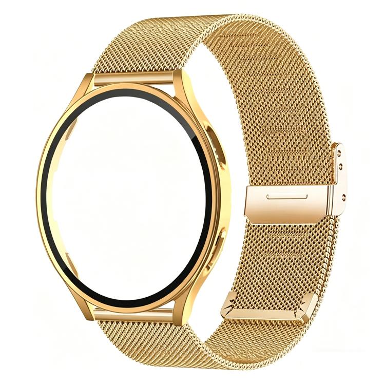 Cinturino per orologio in acciaio inossidabile con fibbia milanese e custodia in policarbonato integrata., For Samsung Galaxy Watch7 44mm, For Samsung Galaxy Watch7 40mm, For Samsung Galaxy Watch6 44mm, For Samsung Galaxy Watch6 40mm                   ...