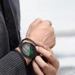 Cinturino per orologio in acciaio inossidabile con fibbia milanese e custodia in policarbonato integrata., For Samsung Galaxy Watch4 44mm, For Samsung Galaxy Watch4 40mm