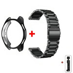 Cinturino per orologio Tri-Beads in acciaio inossidabile con custodia semi-chiusa in TPU e set per la rimozione delle maglie del cinturino, For Samsung Galaxy Watch6 Classic 47mm, For Samsung Galaxy Watch6 Classic 43mm, For Samsung Galaxy Watch5 Pro 45mm