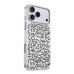 Custodia magnetica in TPU della serie Flower World per telefono., For iPhone 17 Pro Max, For iPhone 17 Pro, For iPhone 16 Pro Max