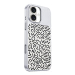Custodia magnetica in TPU della serie Flower World per telefono., For iPhone 16 Pro, For iPhone 16
