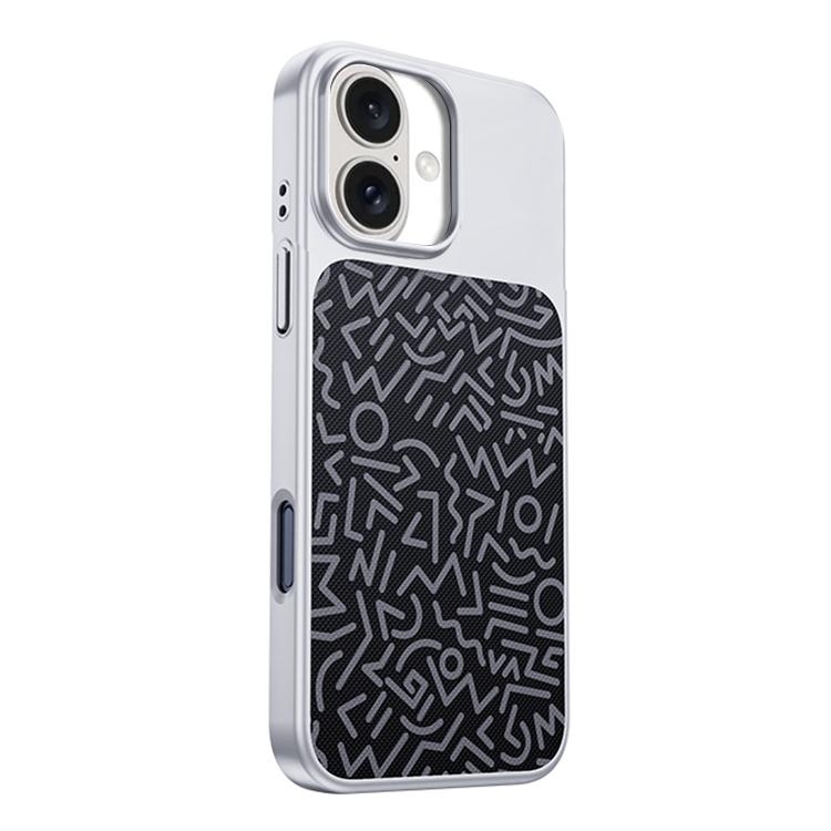 Custodia magnetica in TPU della serie Flower World per telefono., For iPhone 16 Pro, For iPhone 16