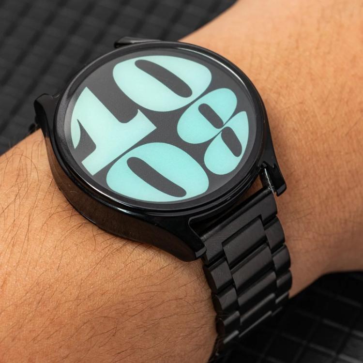 Cinturino per orologio Tri-Beads in acciaio inossidabile con custodia in TPU a copertura totale e set per la rimozione delle maglie del cinturino, For Samsung Galaxy Watch4 44mm, For Samsung Galaxy Watch4 40mm