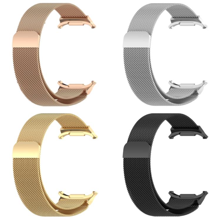 Set di cinturini per orologio in acciaio inossidabile a maglia milanese e tre perline, For Samsung Galaxy Watch Ultra / Ultra 2025