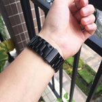 Cinturino per orologio in acciaio inossidabile con tre perline e custodia in policarbonato integrata., For Samsung Galaxy Watch Ultra / Ultra 2025