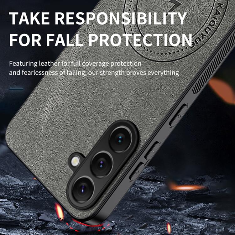 WANLONFENG Custodia magnetica per telefono con texture Nappa e 2 pellicole protettive per lo schermo incluse., For Samsung Galaxy A57 5G, For Samsung Galaxy A37 5G, For Galaxy A27 5G, For Samsung Galaxy A07 4G, For Samsung Galaxy A17 5G                ...