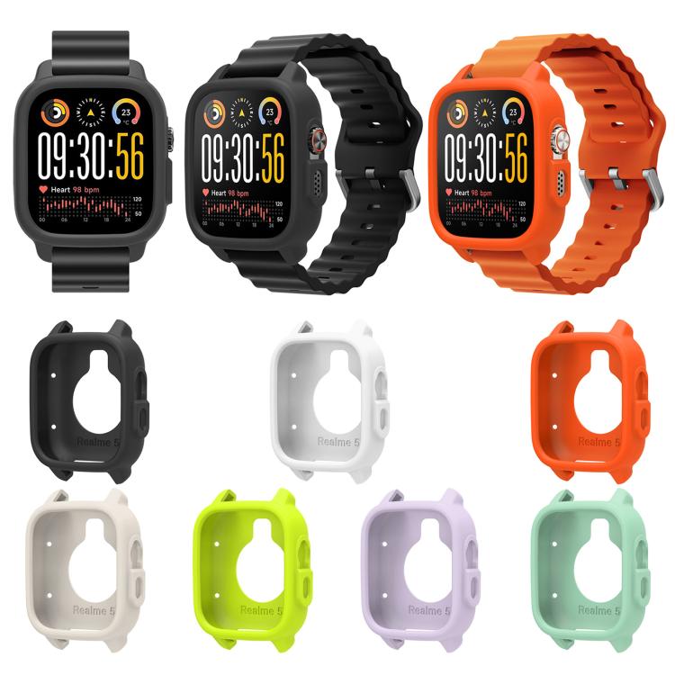 Custodia protettiva in silicone antiurto per smartwatch xDfind, For Realme Watch5