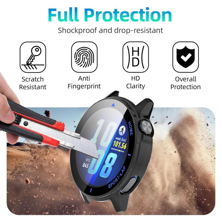 Cassa per orologio integrata in PC con pellicola temperata xDfin, For Huawei Watch GT Runner 2