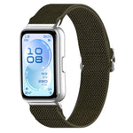 Cinturino per orologio xDfind in nylon intrecciato elasticizzato con fibbia scorrevole, For Huawei Band 11 Pro / 11