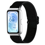 Cinturino per orologio xDfind in nylon intrecciato elasticizzato con fibbia scorrevole, For Huawei Band 11 Pro / 11