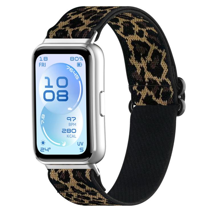 Cinturino per orologio xDfind in nylon intrecciato elasticizzato con fibbia scorrevole, For Huawei Band 11 Pro / 11