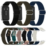 Cinturino per orologio xDfind in nylon intrecciato elasticizzato con fibbia scorrevole, For Huawei Band 11 Pro / 11