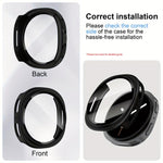 Cinturino milanese in acciaio inossidabile con pellicola e custodia in policarbonato integrata., For Samsung Galaxy Watch8 Classic 46mm, For Samsung Galaxy Watch8 44mm, For Samsung Galaxy Watch8 40mm