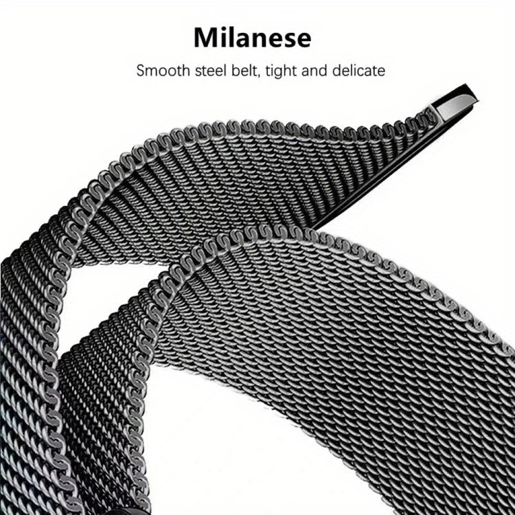 Cinturino milanese in acciaio inossidabile con pellicola e custodia in policarbonato integrata., For Samsung Galaxy Watch8 Classic 46mm, For Samsung Galaxy Watch8 44mm, For Samsung Galaxy Watch8 40mm