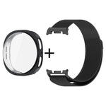 Cinturino milanese in acciaio inossidabile con custodia in TPU a copertura totale, For Samsung Galaxy Watch8 Classic 46mm, For Samsung Galaxy Watch8 44mm, For Samsung Galaxy Watch8 40mm