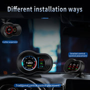 F9 OBD2 + Modalità GPS Car HUD Head-up Display Visualizzazione velocità/temperatura acqua/tensione, F9 OBD2 GPS