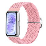 Cinturino per orologio xDfind regolabile in nylon intrecciato con fibbia scorrevole, For Huawei Band 11 Pro / 11