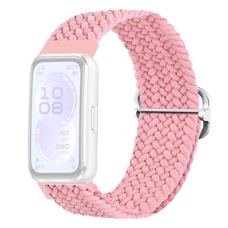 Cinturino per orologio xDfind regolabile in nylon intrecciato con fibbia scorrevole, For Huawei Band 11 Pro / 11