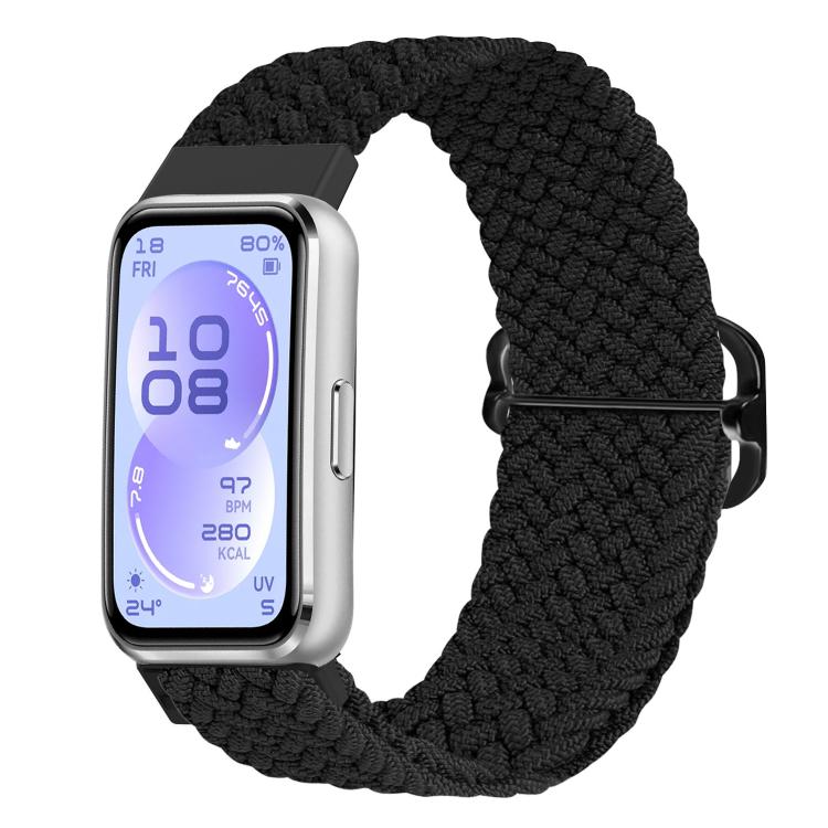 Cinturino per orologio xDfind regolabile in nylon intrecciato con fibbia scorrevole, For Huawei Band 11 Pro / 11