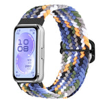 Cinturino per orologio xDfind regolabile in nylon intrecciato con fibbia scorrevole, For Huawei Band 11 Pro / 11