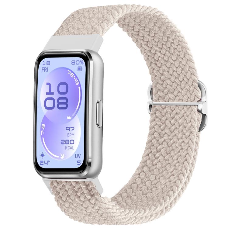 Cinturino per orologio xDfind regolabile in nylon intrecciato con fibbia scorrevole, For Huawei Band 11 Pro / 11