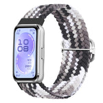 Cinturino per orologio xDfind regolabile in nylon intrecciato con fibbia scorrevole, For Huawei Band 11 Pro / 11