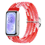 Cinturino per orologio xDfind regolabile in nylon intrecciato con fibbia scorrevole, For Huawei Band 11 Pro / 11