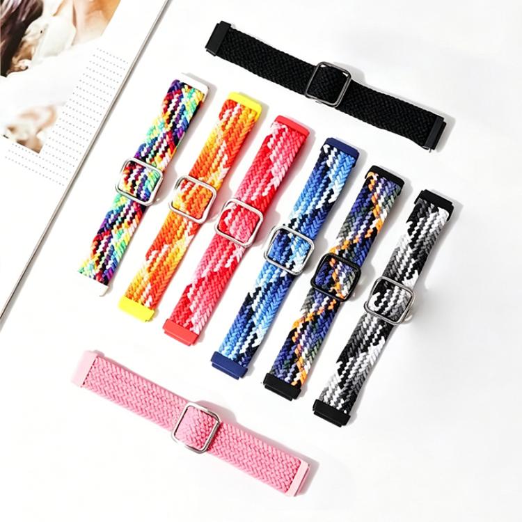 Cinturino per orologio xDfind regolabile in nylon intrecciato con fibbia scorrevole, For Huawei Band 11 Pro / 11