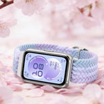 Cinturino per orologio xDfind regolabile in nylon intrecciato con fibbia scorrevole, For Huawei Band 11 Pro / 11