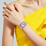 Cinturino per orologio xDfind regolabile in nylon intrecciato con fibbia scorrevole, For Huawei Band 11 Pro / 11