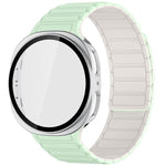 Cinturino magnetico in silicone Tri-Beads con custodia in PC integrata, For Samsung Galaxy Watch8 40mm