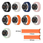 Cinturino magnetico in silicone Tri-Beads con custodia in PC integrata, For Samsung Galaxy Watch8 Classic 46mm, For Samsung Galaxy Watch8 44mm