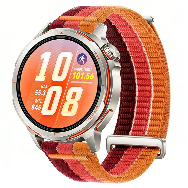 Cinturino per orologio xDfind a doppia sezione in nylon traspirante, 22mm